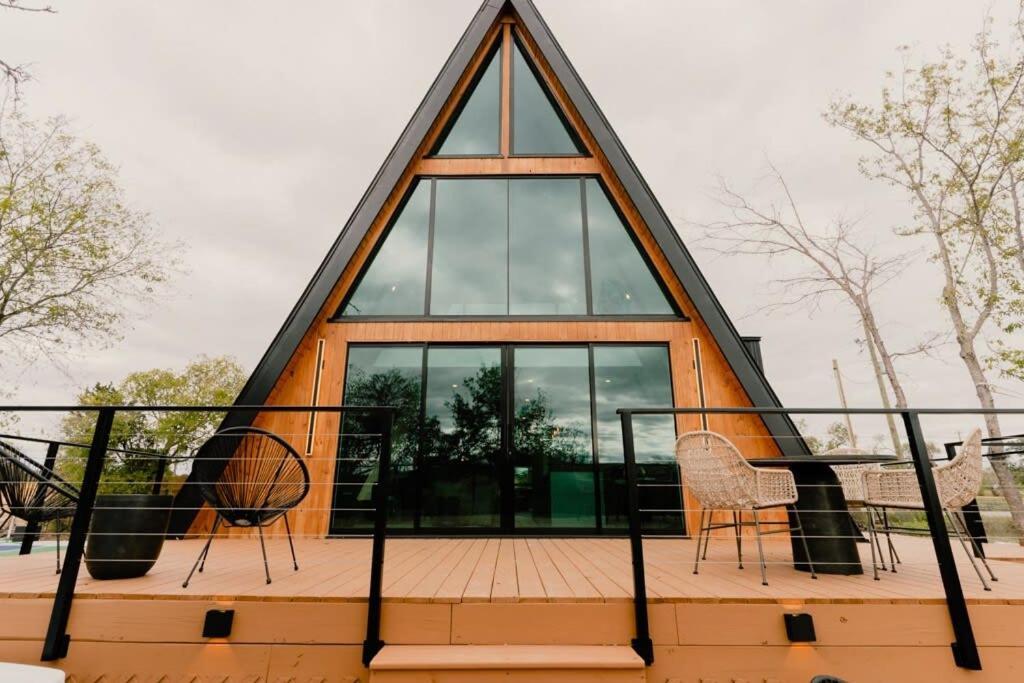 The Pedernales A-Frame Villa Fredericksburg Exterior photo